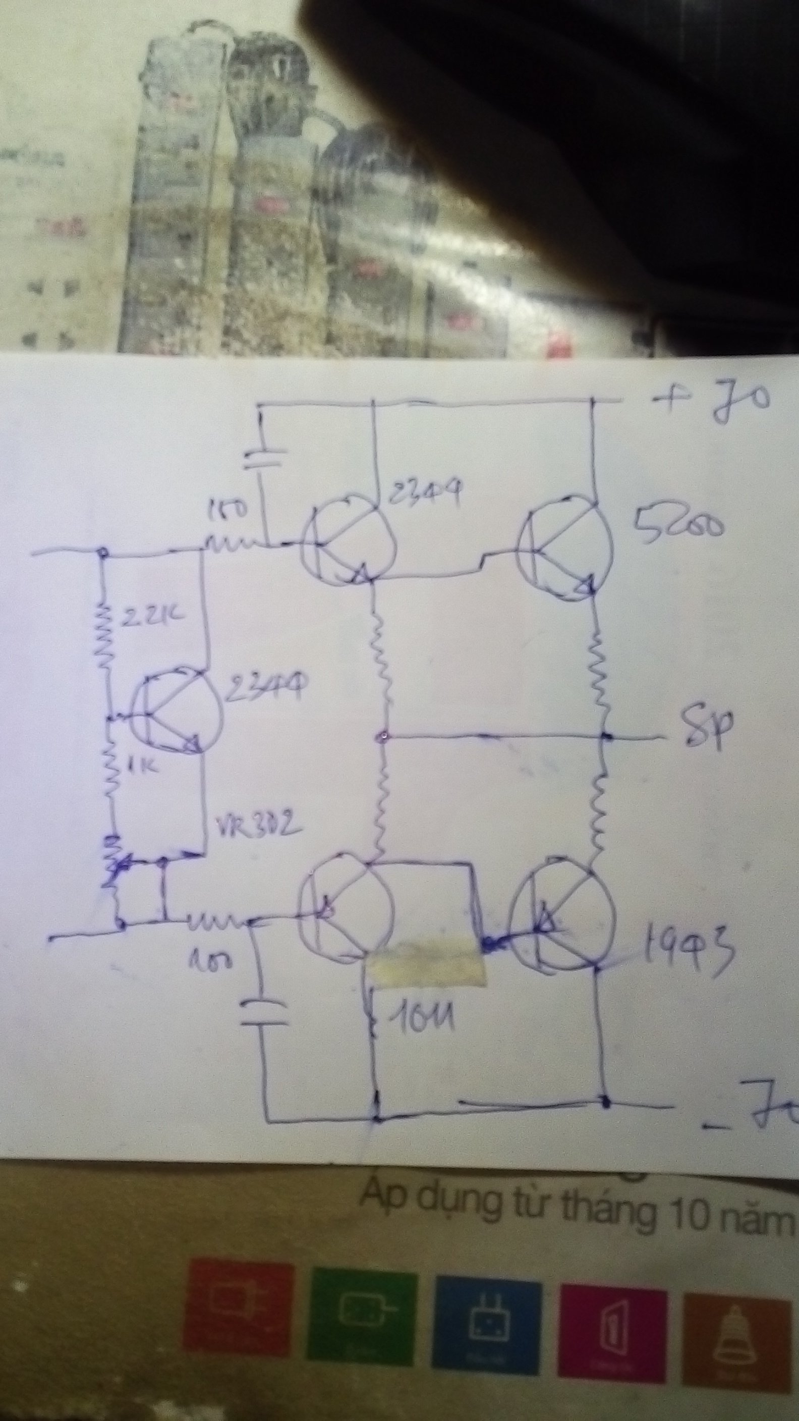 chỉnh Bias cho mạch công suất