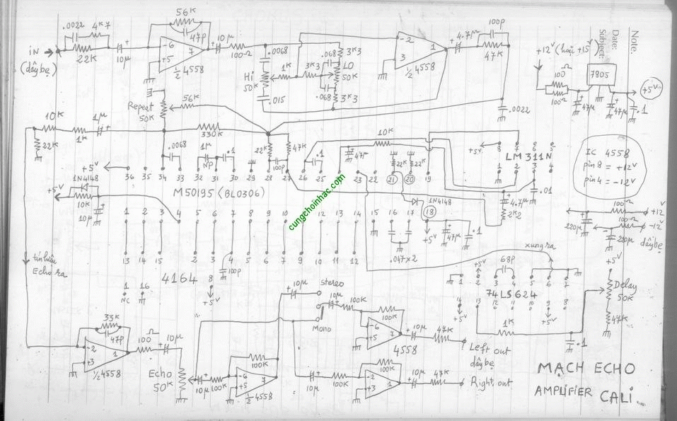 Xin trợ giúp sửa bo mạch Echo.