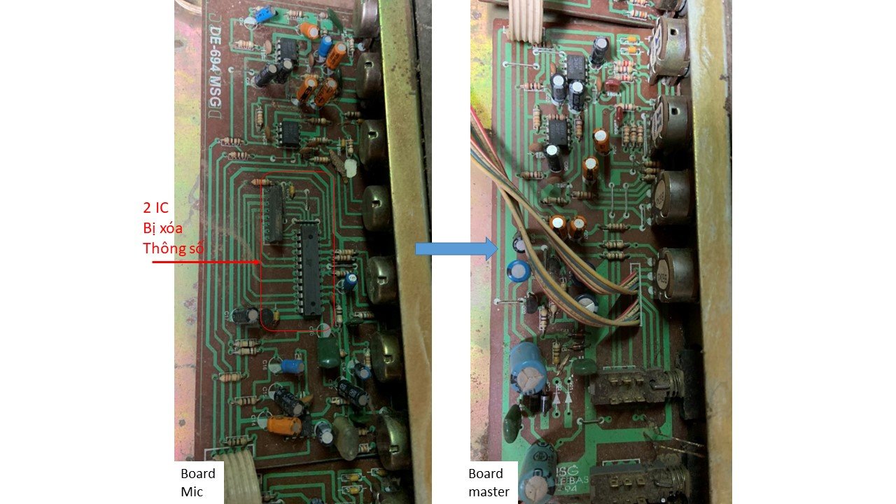 Tư vấn IC board mạch vang hiệu MSG model DL-293II