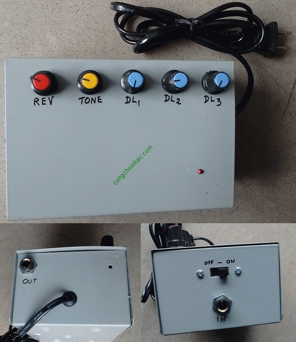 Hộp reverb rời cho ampli, mixer