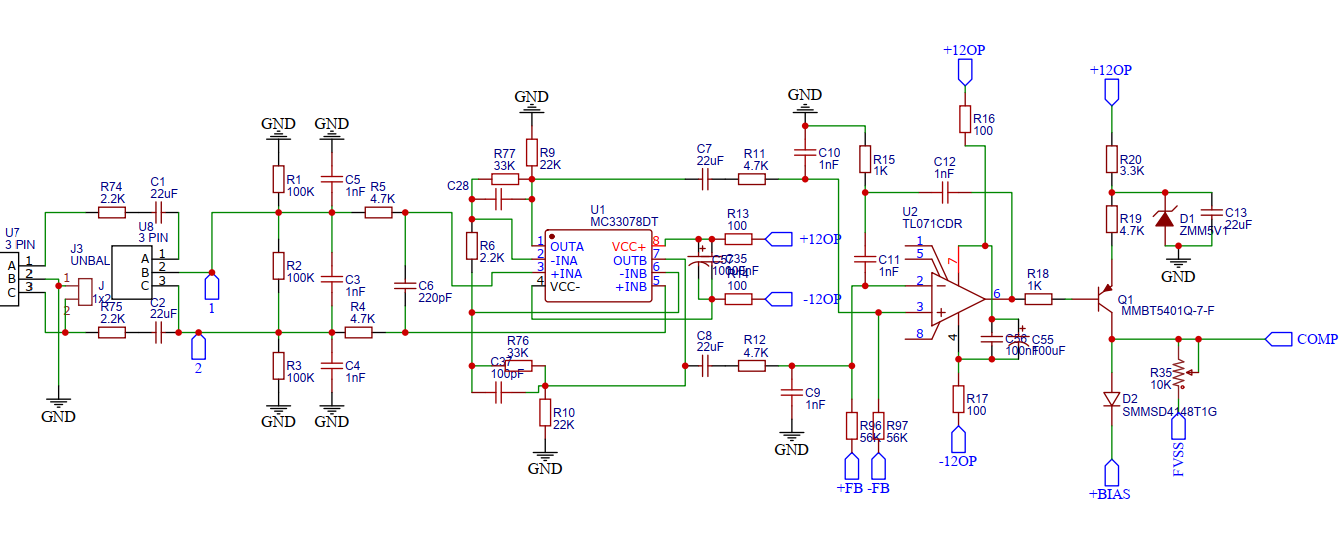 Xin phân tích sơ đồ TL071 class D