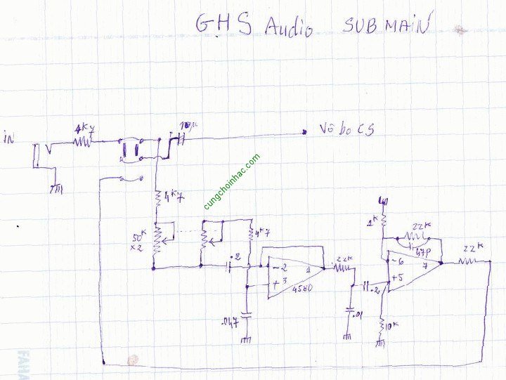 Mạch sub của GHS Main Power