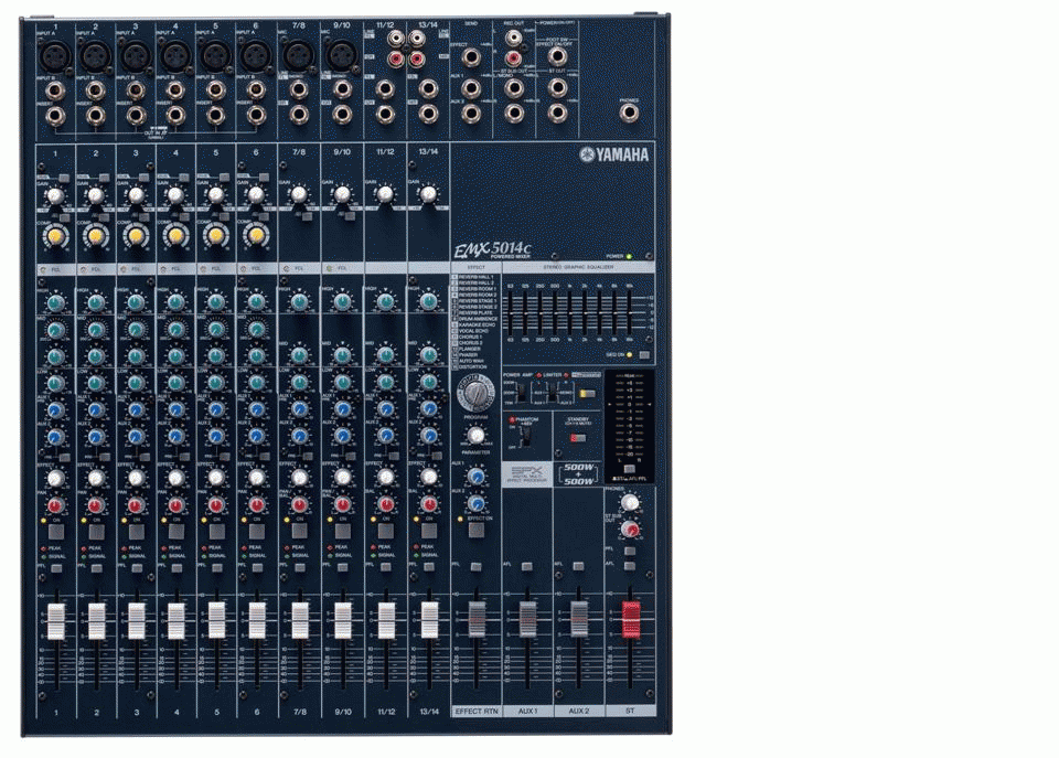 Dùng mixer yamaha EMX 5014c với echo