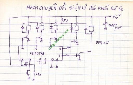 Công tắc điện tử điều khiển relay