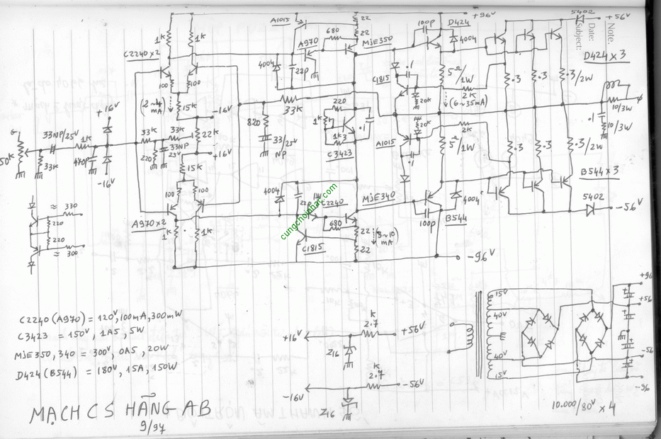 Mạch công suất AB