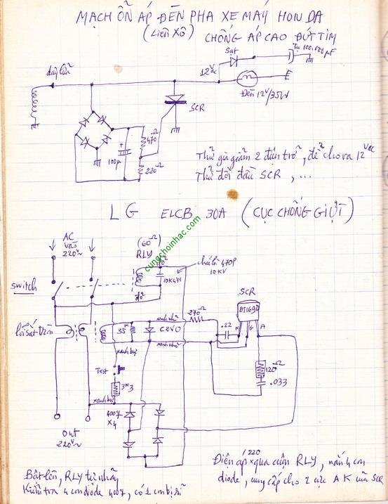 Cục chống giựt và ổn áp đèn xe LX