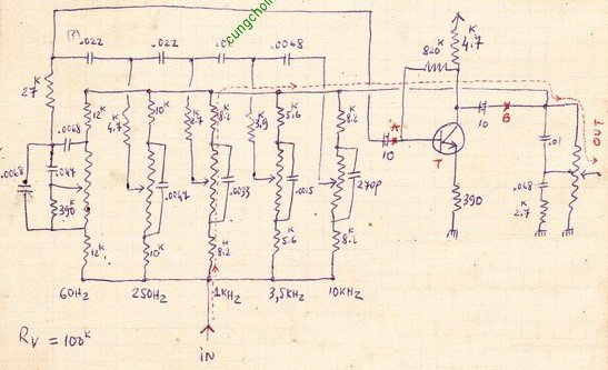 Mạch EQ đơn giản