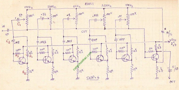 Mạch EQ đơn giản